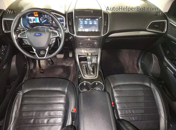 2FMPK4J95GBB89486 2016 FORD EDGE Blue Vista del salpicadero