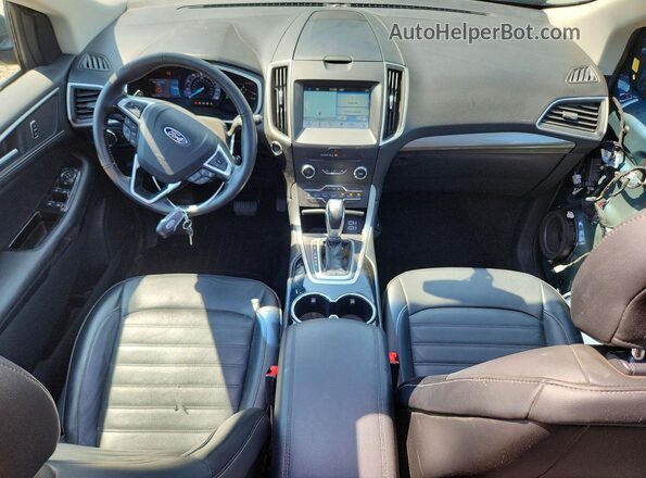 2FMPK4J95GBC40713 2016 FORD EDGE Teal Widok deski rozdzielczej