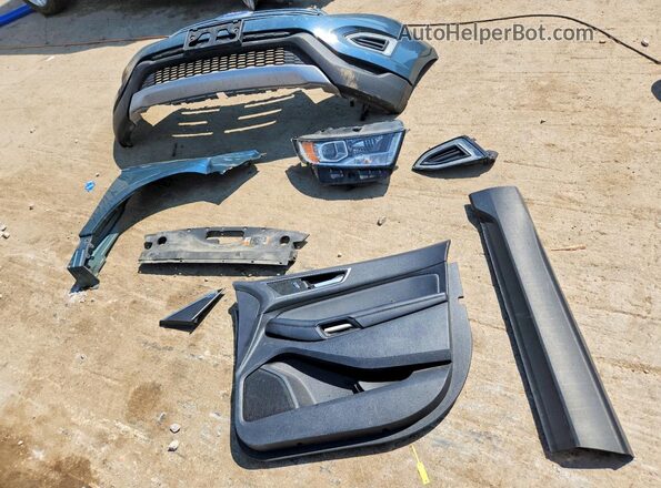 2FMPK4J95GBC40713 2016 FORD EDGE Teal Widok naklejki z numerem VIN