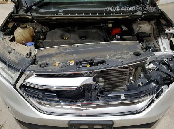 2FMPK4J95GBC55471 2016 FORD EDGE Silver Vista del compartimento del motor
