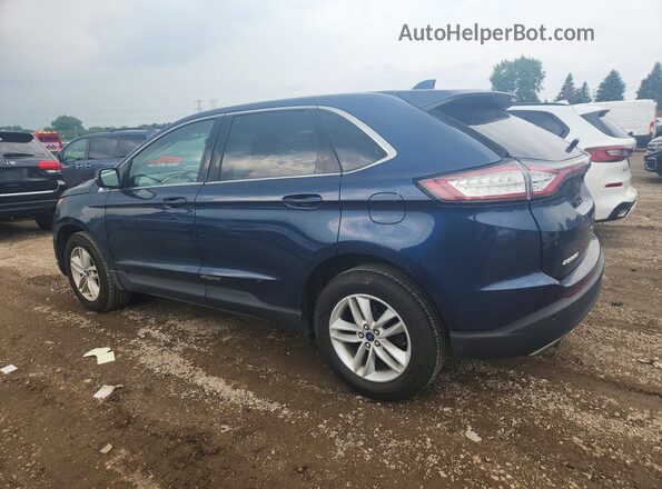 2FMPK4J95HBC30765 2017 FORD EDGE Blue Tył lewy