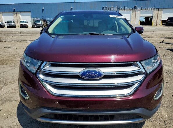 2FMPK4J95JBC46759 2018 FORD EDGE Burgundy Front view