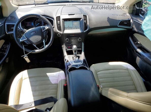 2FMPK4J95JBC46759 2018 FORD EDGE Burgundy Dashboard view