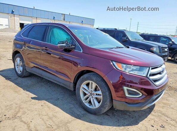 2FMPK4J95JBC46759 2018 FORD EDGE Burgundy Front right
