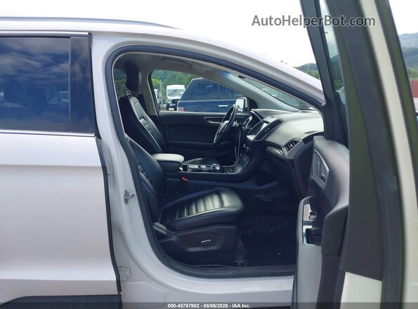 2FMPK4J95KBB02985 2019 FORD EDGE White წინა სალონის ხედი