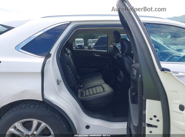 2FMPK4J95KBB02985 2019 FORD EDGE White VIN კოდის სტიკერის ხედი