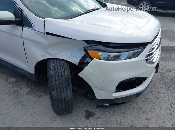 2FMPK4J95KBB02985 2019 FORD EDGE White წინა ხედი