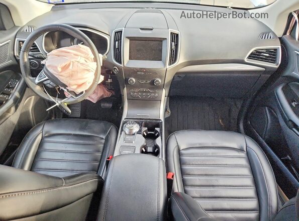 2FMPK4J95KBC75342 2019 FORD EDGE Silver Առջևի վահանակի տեսք