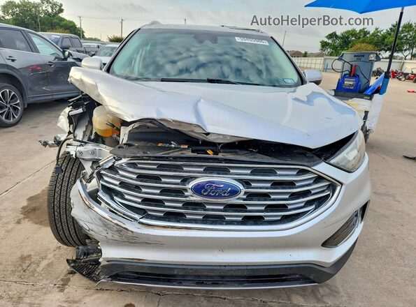 2FMPK4J95KBC75342 2019 FORD EDGE Silver Դիմացի տեսք