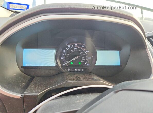 2FMPK4J95KBC75342 2019 FORD EDGE Silver Սարքավորումների վահանակի տեսք
