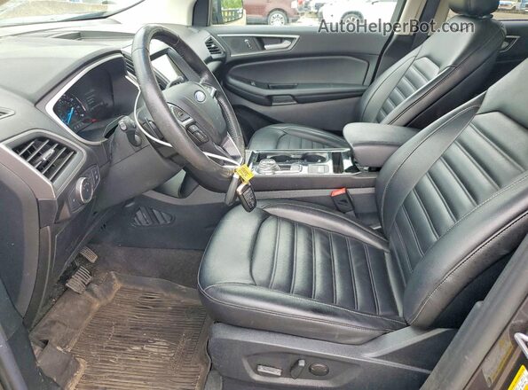 2FMPK4J95LBA96154 2020 FORD EDGE Gray წინა სალონის ხედი