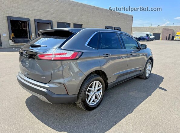 2FMPK4J95MBA27675 2021 FORD EDGE Gray Front interior view