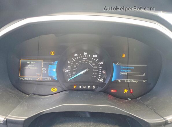2FMPK4J95MBA59946 2021 FORD EDGE White Widok zestawu wskaźników
