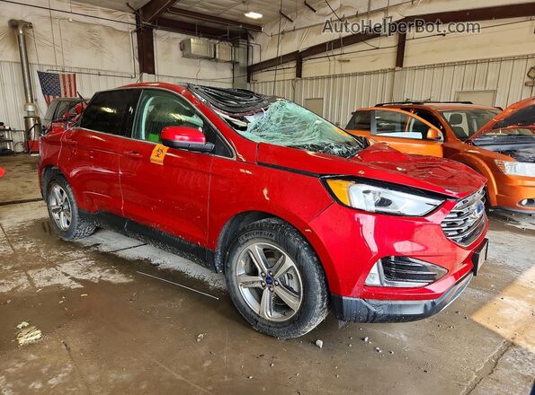 2FMPK4J95MBA63124 2021 FORD EDGE Red Передня права чверть