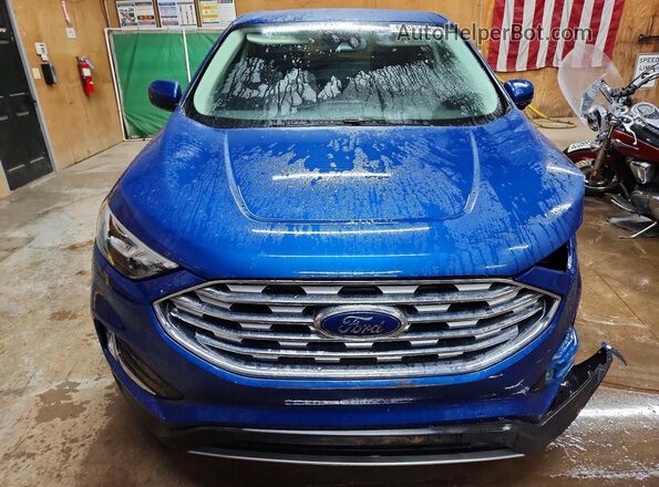 2FMPK4J95MBA65200 2021 FORD EDGE Синий Вид спереди