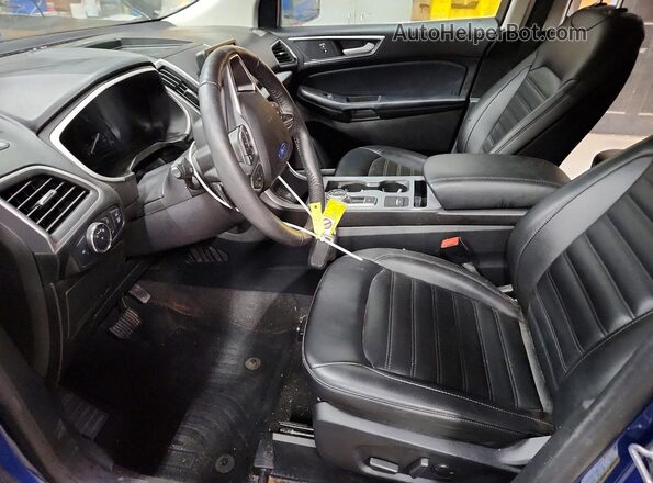 2FMPK4J95MBA65200 2021 FORD EDGE Синий Вид салона спереди