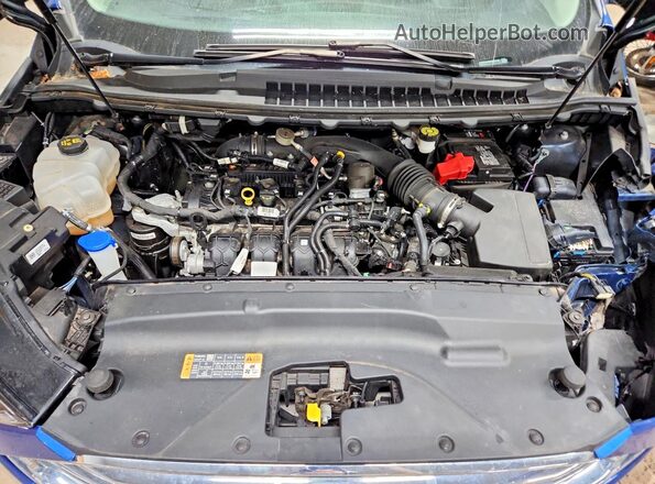 2FMPK4J95MBA65200 2021 FORD EDGE Синий Вид подкапотного пространства