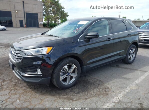 2FMPK4J95NBA02437 2022 FORD EDGE Black Vista tres cuartos delantera izquierda