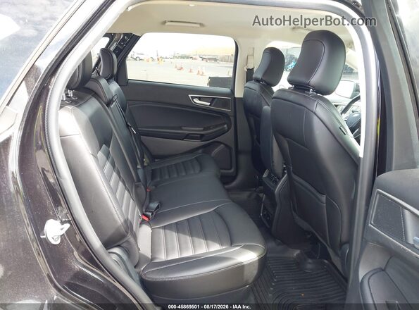 2FMPK4J95NBA02437 2022 FORD EDGE Black Vista de la etiqueta del VIN