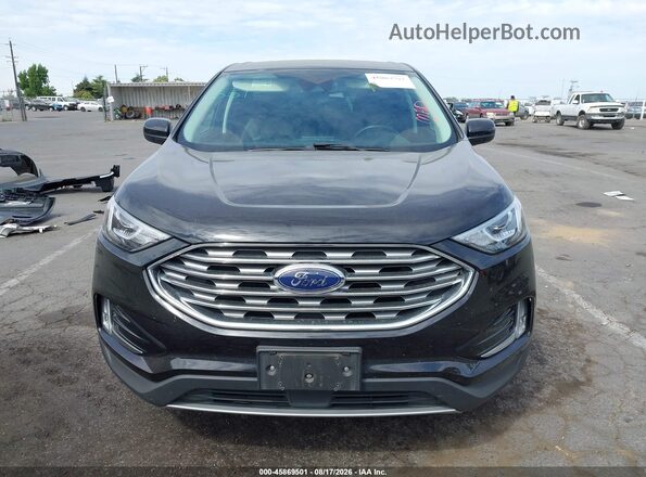 2FMPK4J95NBA02437 2022 FORD EDGE Black Vista interior trasera