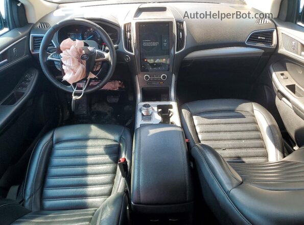 2FMPK4J95NBA39018 2022 FORD EDGE White Widok deski rozdzielczej