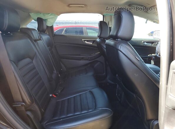 2FMPK4J95NBA45157 2022 FORD EDGE Black Vista de los asientos traseros