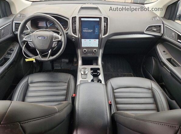 2FMPK4J95NBA71161 2022 FORD EDGE Silver Առջևի վահանակի տեսք