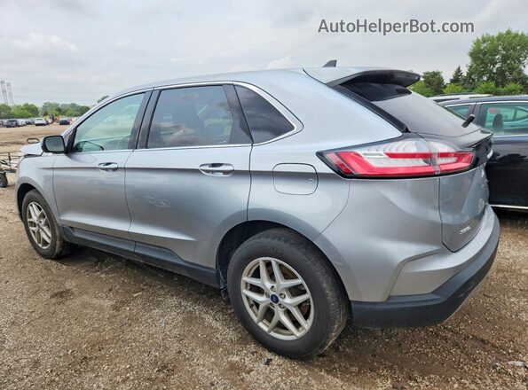 2FMPK4J95NBA71161 2022 FORD EDGE Silver Հետևի ձախ