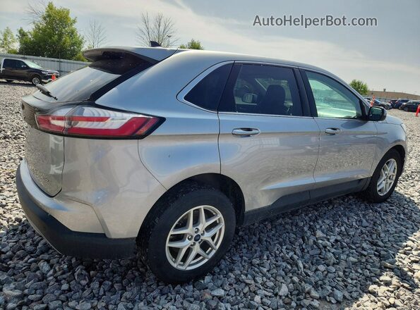 2FMPK4J95NBA76103 2022 FORD EDGE Silver უკანა მარჯვენა