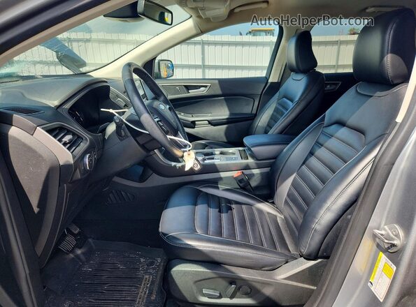 2FMPK4J95NBA76103 2022 FORD EDGE Silver წინა სალონის ხედი