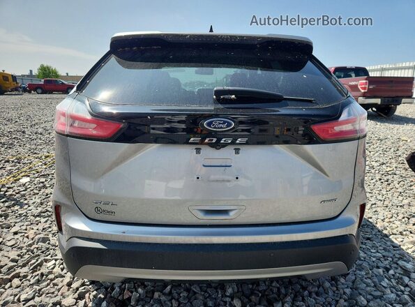 2FMPK4J95NBA76103 2022 FORD EDGE Silver უკანა ხედი