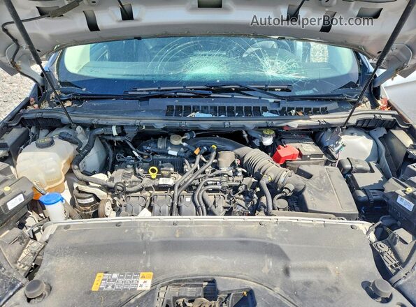 2FMPK4J95NBA76103 2022 FORD EDGE Silver ძრავის განყოფილების ხედი