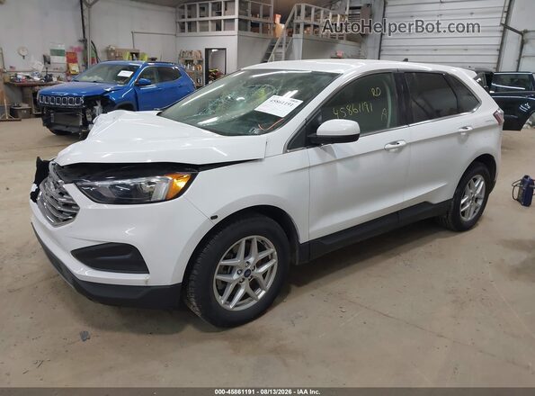 2FMPK4J95NBA93628 2022 FORD EDGE White Front left