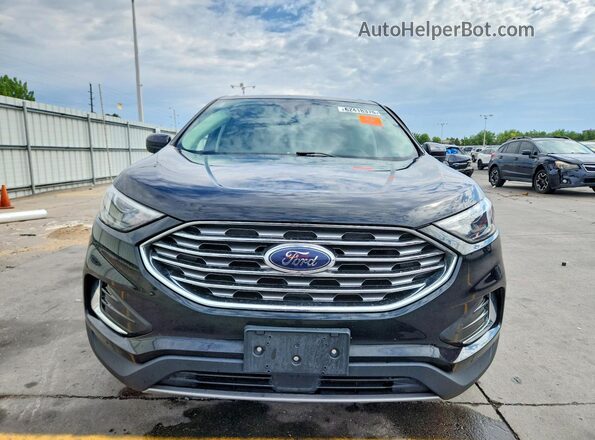 2FMPK4J95NBB04207 2022 FORD EDGE Черный Вид спереди