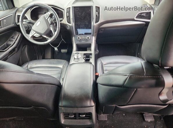 2FMPK4J95NBB04207 2022 FORD EDGE Черный Вид панели приборов