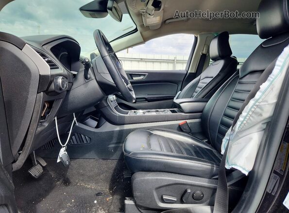 2FMPK4J95NBB04207 2022 FORD EDGE Черный Вид салона спереди
