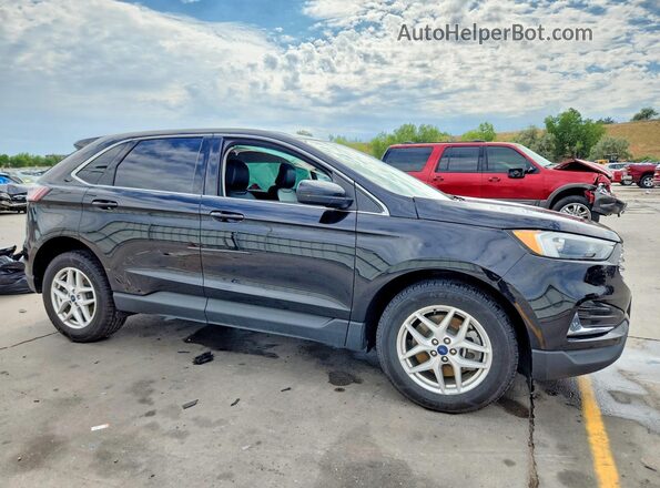 2FMPK4J95NBB04207 2022 FORD EDGE Черный Передняя правая четверть