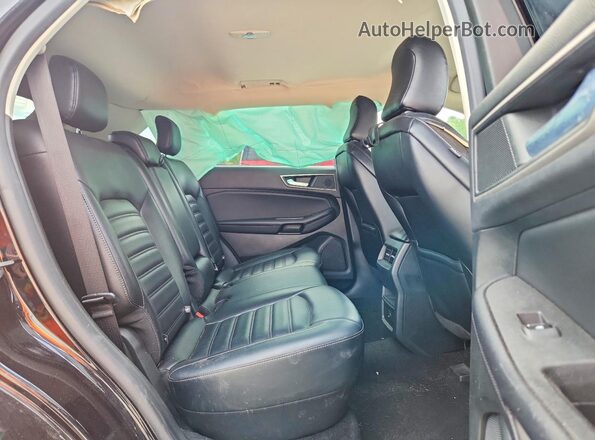 2FMPK4J95NBB04207 2022 FORD EDGE Черный Вид задней части салона