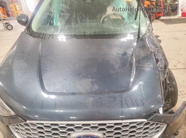 2FMPK4J95PBA00383 2023 FORD EDGE Blue ძრავის განყოფილების ხედი