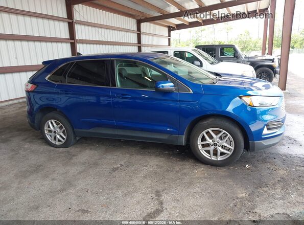 2FMPK4J95RBB03354 2024 FORD EDGE Blue უკანა სალონის ხედი