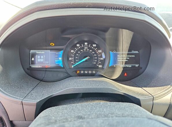 2FMPK4J95RBB20980 2024 FORD EDGE Silver Vista del cuadro de instrumentos