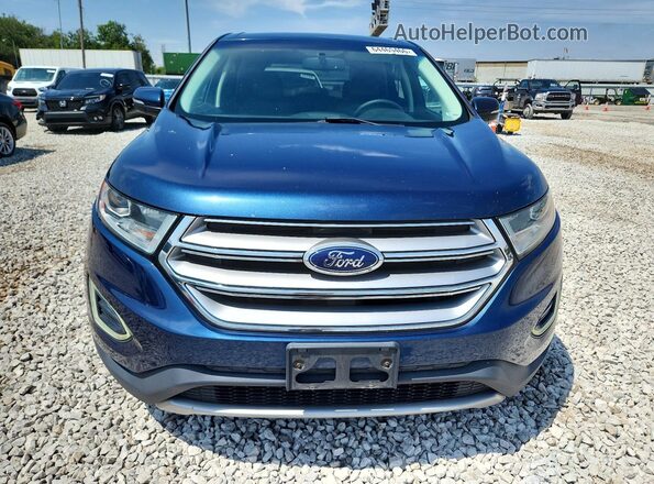 2FMPK4J96HBB33204 2017 FORD EDGE Blue Դիմացի տեսք