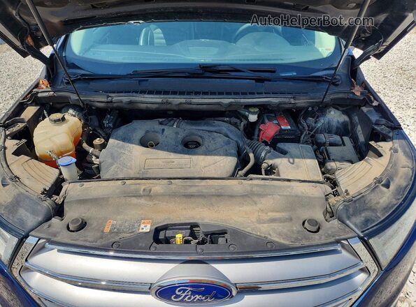2FMPK4J96HBB33204 2017 FORD EDGE Blue Սալոնի հետևի տեսք