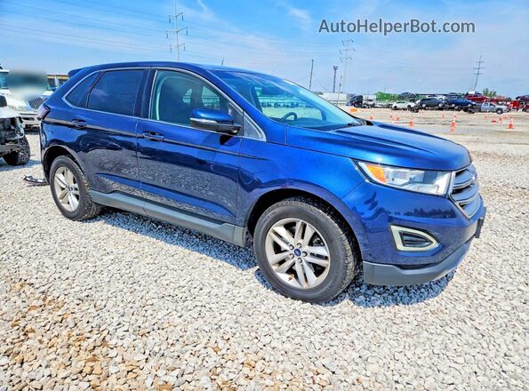 2FMPK4J96HBB33204 2017 FORD EDGE Blue Առջևի աջ