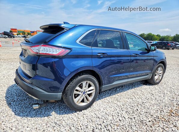 2FMPK4J96HBB33204 2017 FORD EDGE Blue Հետևի աջ