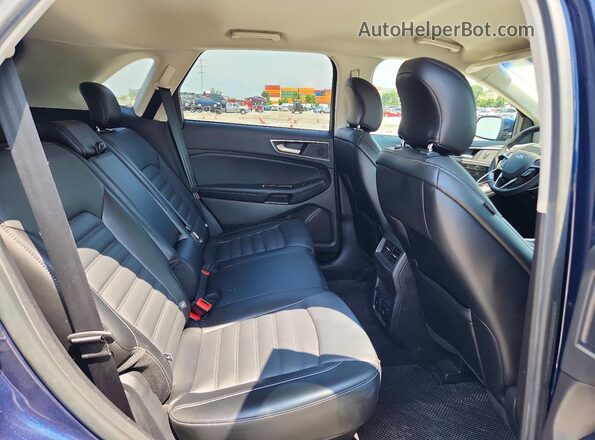 2FMPK4J96HBB33204 2017 FORD EDGE Blue Հետևի նստատեղերի տեսք