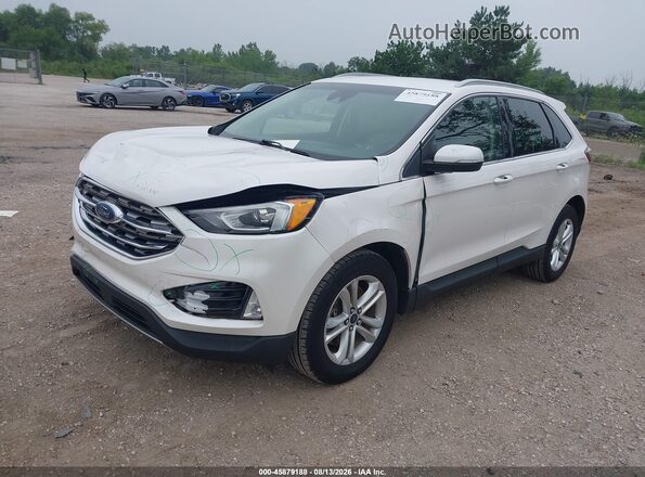 2FMPK4J96KBB03711 2019 FORD EDGE Белый Передняя левая четверть