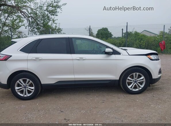 2FMPK4J96KBB03711 2019 FORD EDGE Белый Вид задней части салона