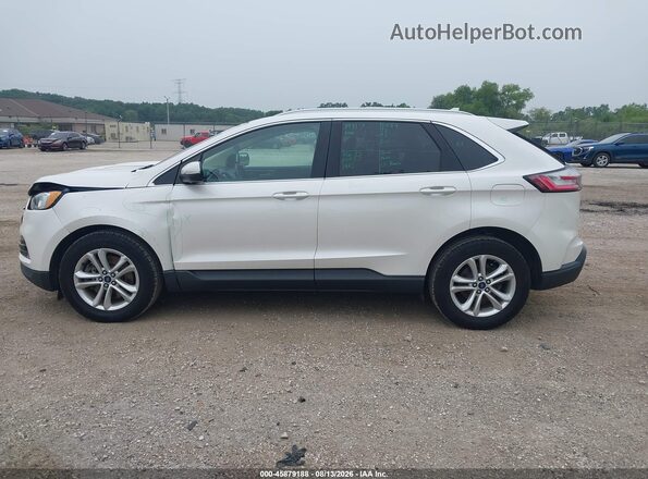 2FMPK4J96KBB03711 2019 FORD EDGE Белый Панорамный вид салона 360°