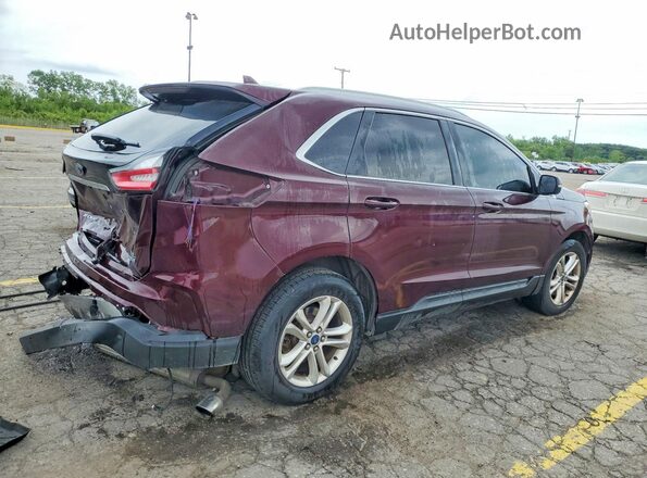 2FMPK4J96KBB20766 2019 FORD EDGE Burgundy Rear right